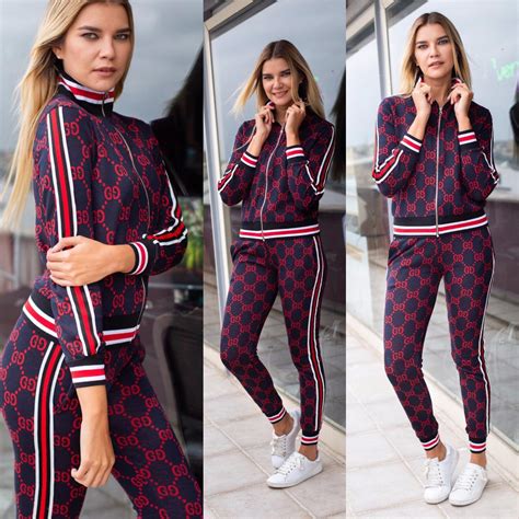 ensemble jogging gucci femme|Gucci tracksuit joggers for women.